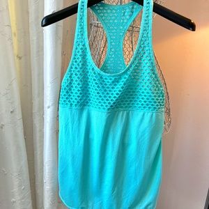 Lorna Jane Seafoam Green Exercise Tank Top